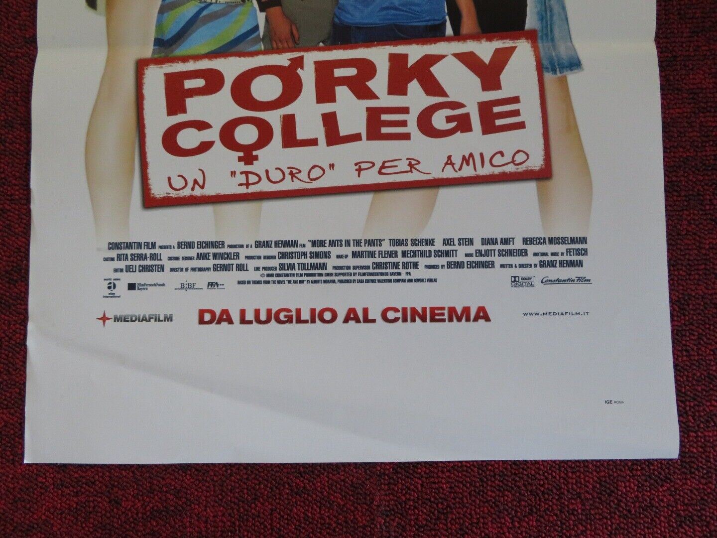 PORKY COLLEGE UN DURO PER AMICO ITALIAN LOCANDINA (27