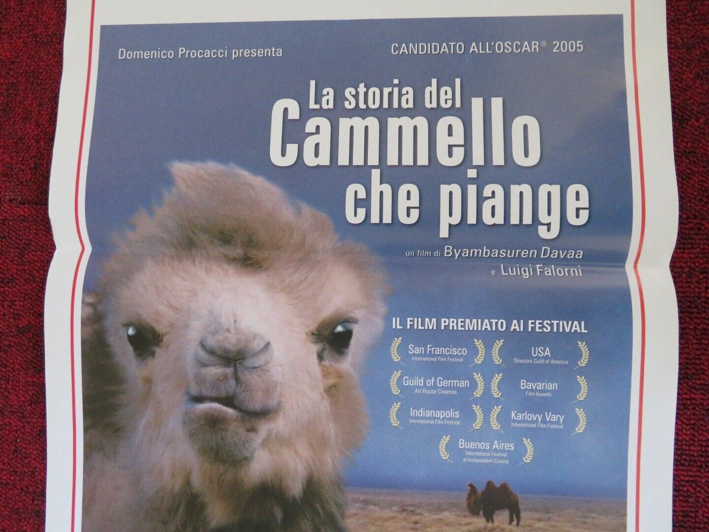 LA STORIA DEL CAMMELLO CHE PIANGE ITALIAN LOCANDINA (27.5"x13") POSTER 2003