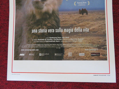 LA STORIA DEL CAMMELLO CHE PIANGE ITALIAN LOCANDINA (27.5"x13") POSTER 2003