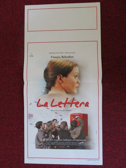 LA LETTERA  ITALIAN LOCANDINA (27.5"x13") POSTER VITTORIA BELVEDERE 2004