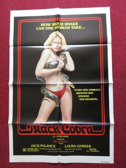 BLACK COBRA WOMAN US ONE SHEET POSTER JACK PALANCE LAURA GEMSER 1979