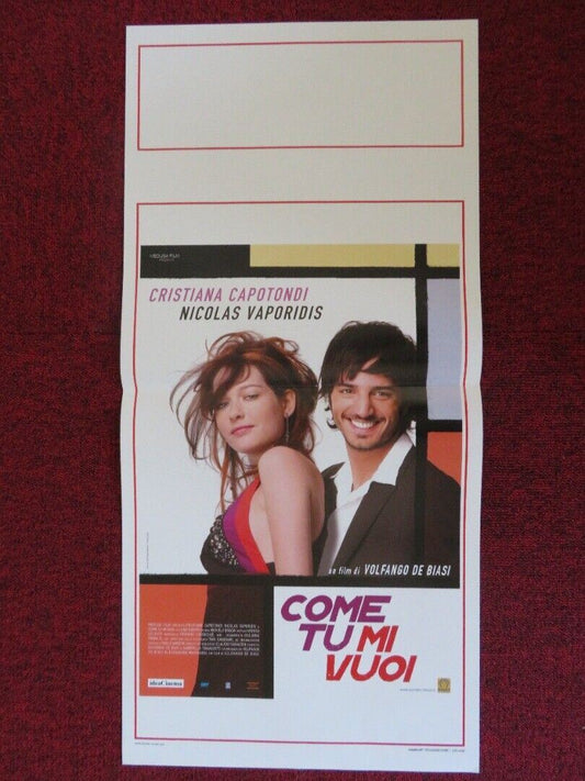 COME TU MI VUOI ITALIAN LOCANDINA (27.5"x13") POSTER CRISTIANA CAPOTONDI 2007