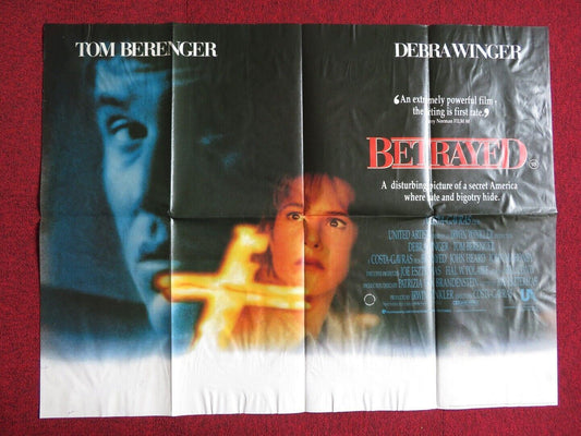 BETRAYED UK QUAD POSTER DEBRA WINGER TOM BERENGER 1988