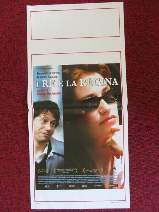 KINGS AND QUEEN  ITALIAN LOCANDINA (27.5"x13") POSTER EMMANUELLE DEVOS 2004