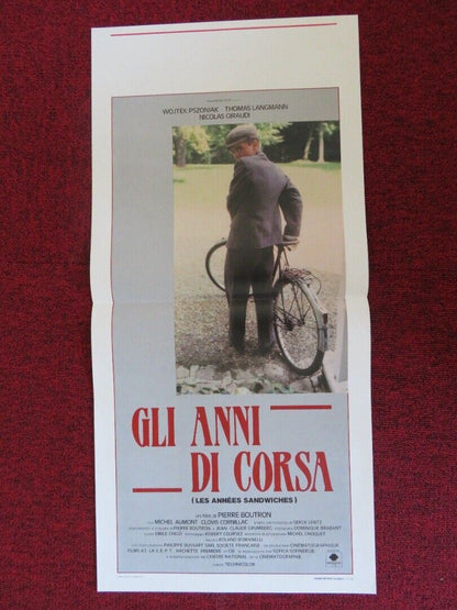 GLI ANNI DI CORSA  ITALIAN LOCANDINA (27.5"x13") POSTER MICHEL AUMONT 1988