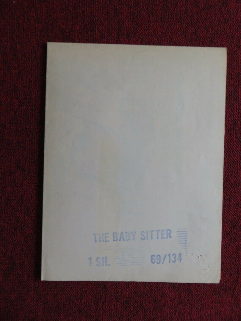 THE BABYSITTER US ONE SHEET POSTER PATRICIA WYMER GEORGE E. CAREY 1969