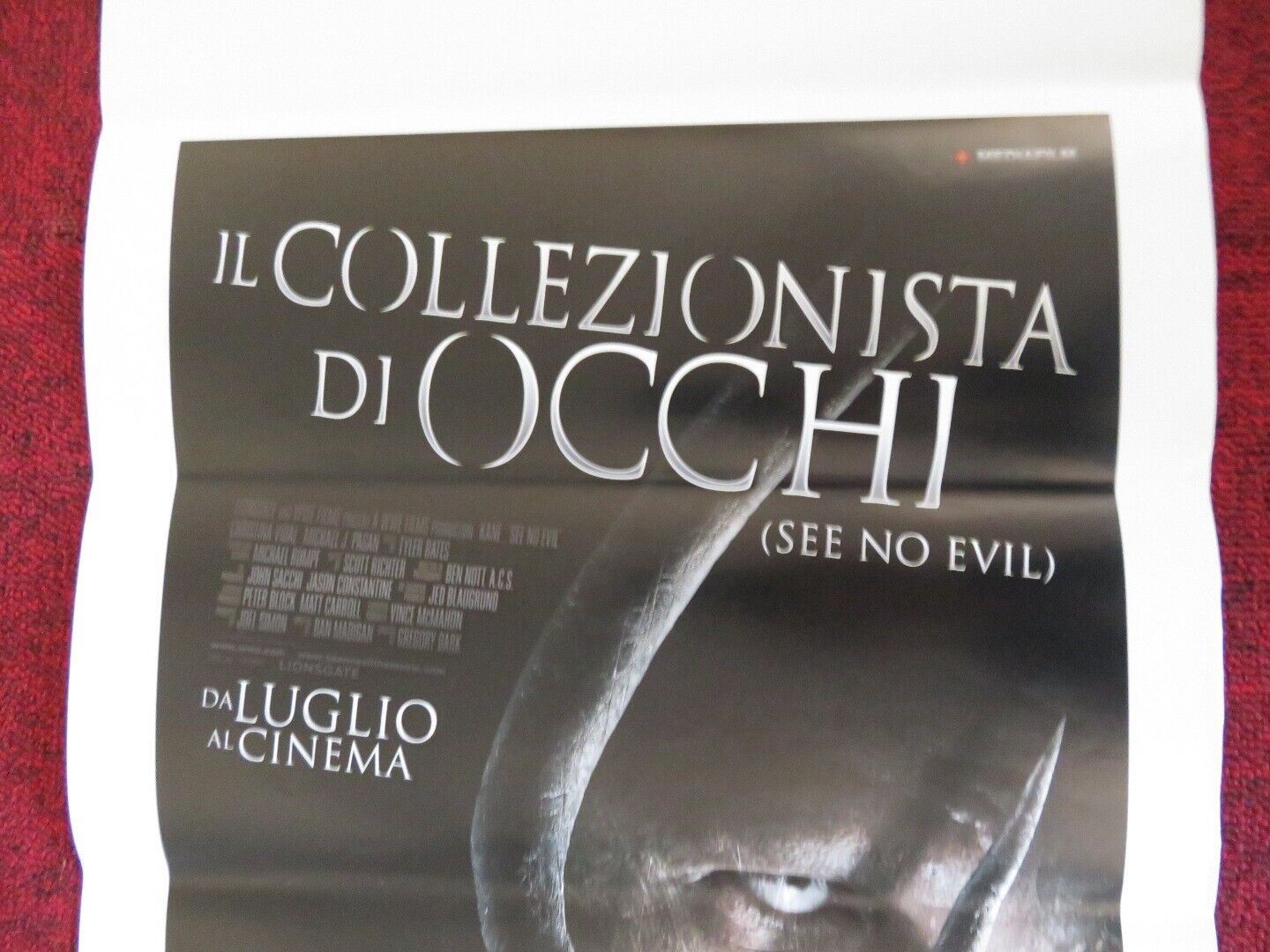 SEE NO EVIL  ITALIAN LOCANDINA (27.5"x13") POSTER GLENN JACOBS 2006