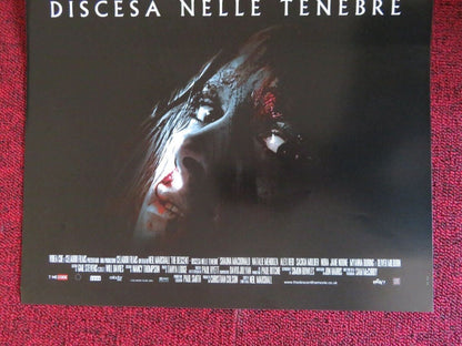 THE DECSENT ITALIAN LOCANDINA (25.5"x13") POSTER SHAUNA MACDONALD 2005