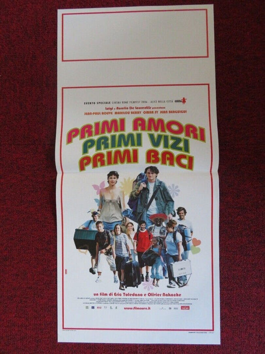 PRIMI AMORI PRIMI VIZI PRIMA BACI ITALIAN LOCANDINA (27.5"x13") POSTER 2006