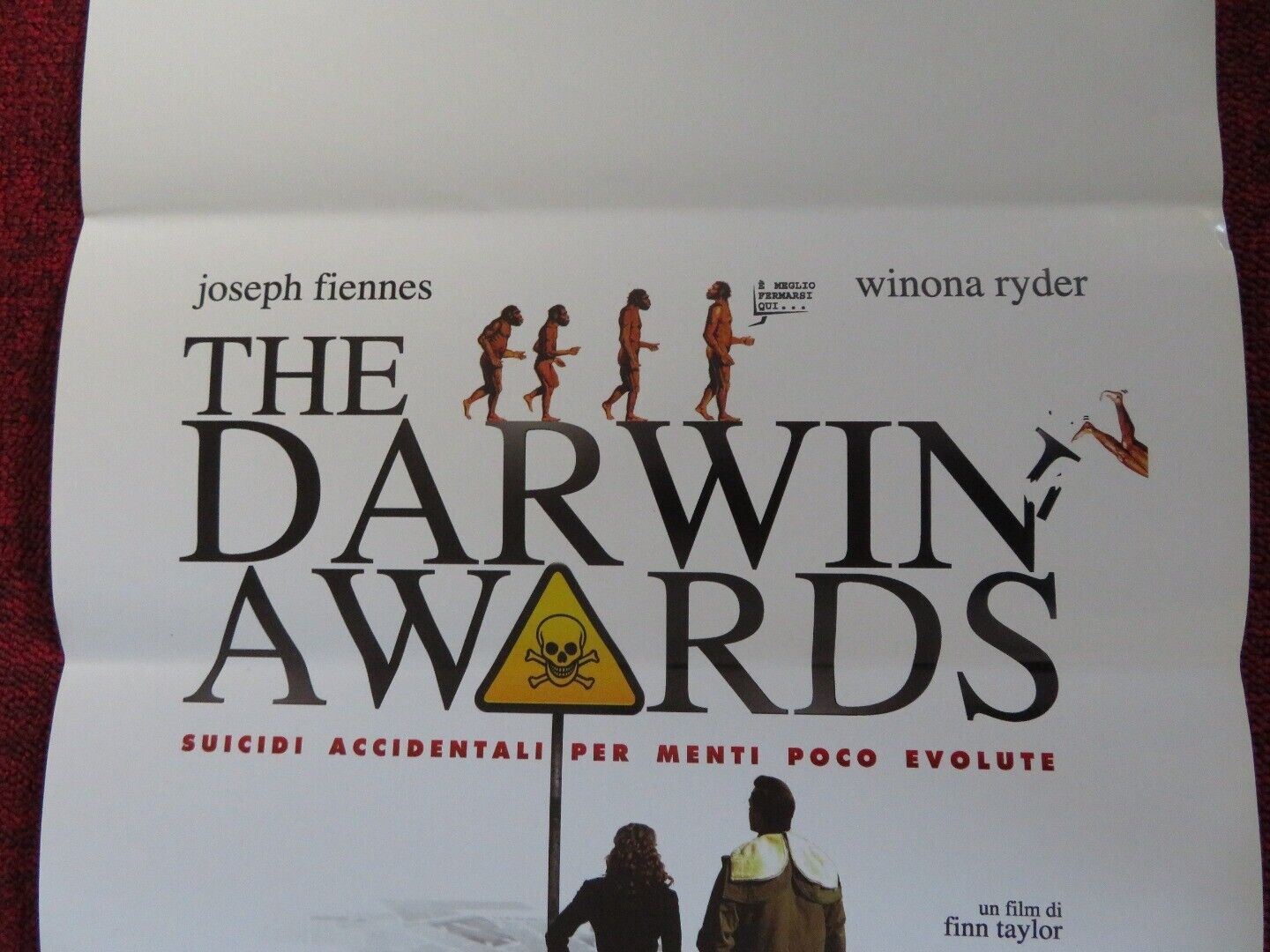 THE DARWIN AWARDS ITALIAN LOCANDINA (27"x13") POSTER WINONA RYDER 2006