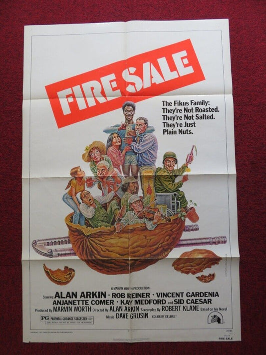 FIRE SALE US ONE SHEET POSTER ALAN ARKIN ROB REINER 1977