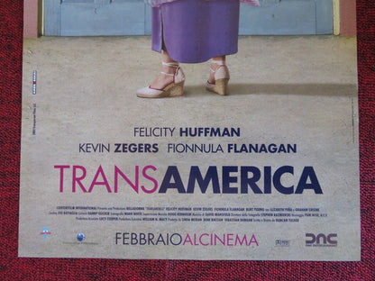 TRANSAMERICA ITALIAN LOCANDINA (25"x12.5") POSTER FELICITY HUFFMAN 2005