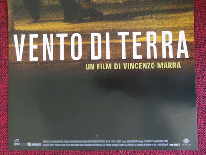 VENTO DI TERRA ITALIAN LOCANDINA (26.5"x11.5") POSTER VINCENZO PACILLI 2004