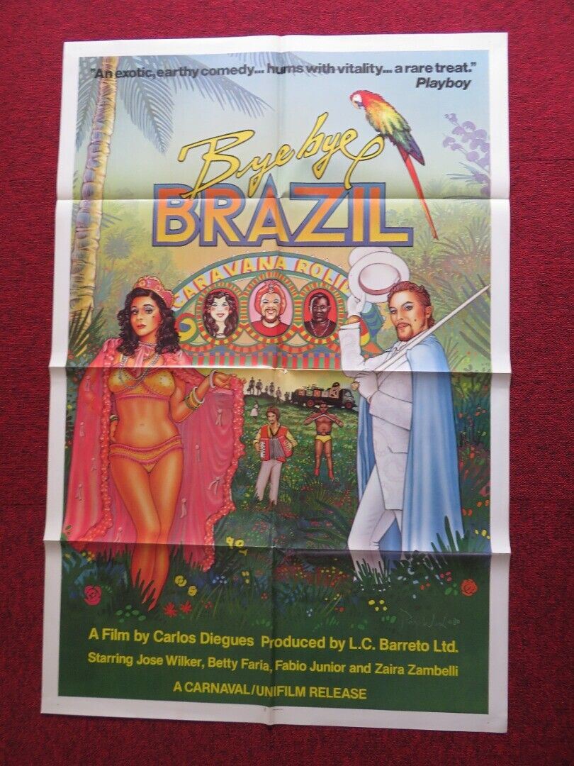 BYE BYE BRAZIL US ONE SHEET POSTER JOSE WILKER BETTY FARIA 1980