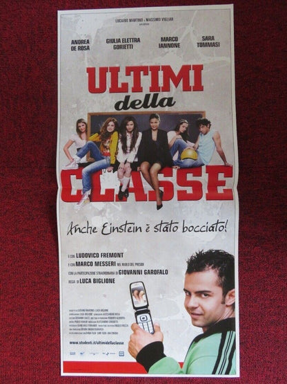 ULTIMI DELLA CLASSE ITALIAN LOCANDINA (27"x13") POSTER ANDREA DE ROSA 2008