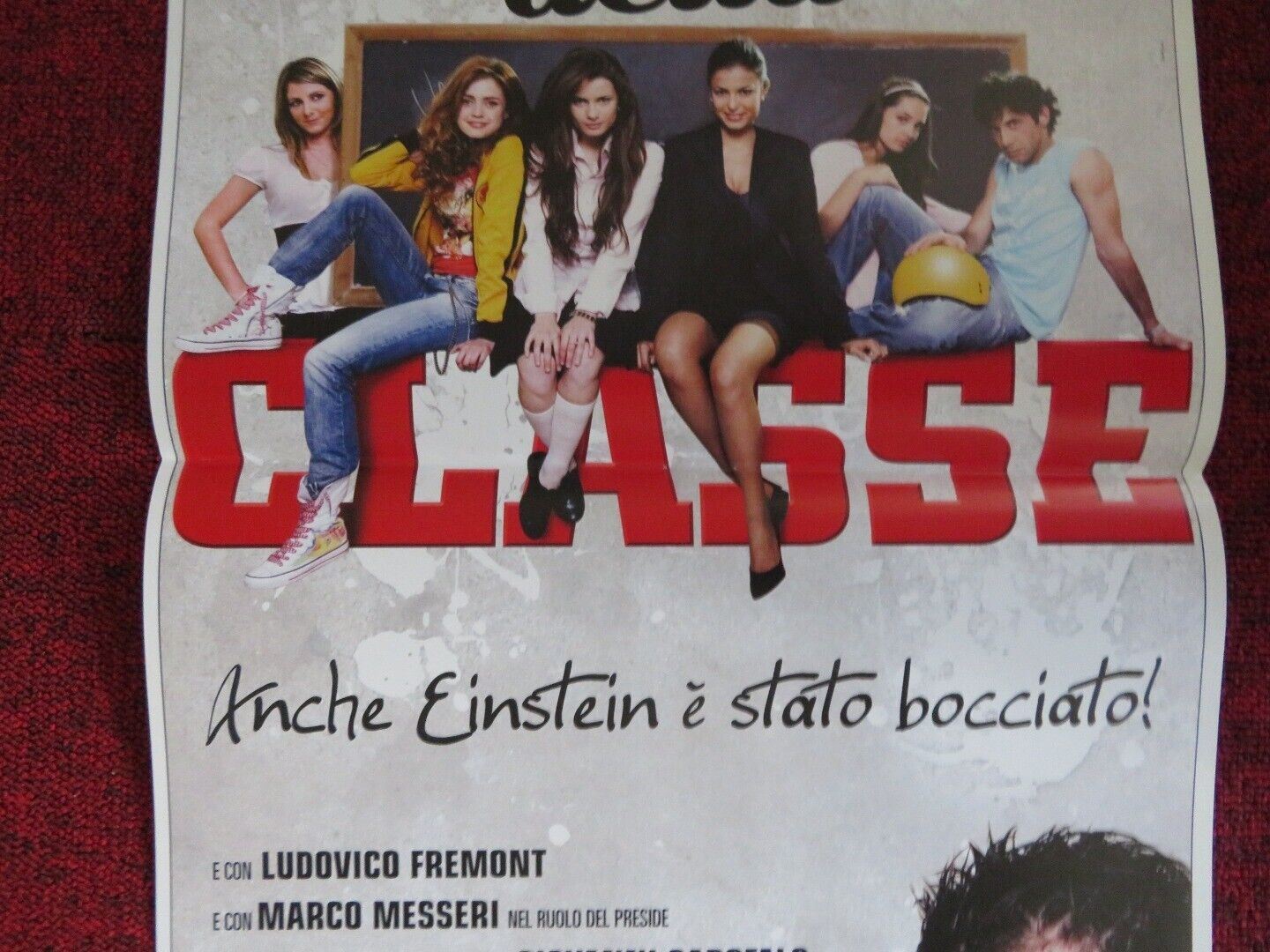 ULTIMI DELLA CLASSE ITALIAN LOCANDINA (27"x13") POSTER ANDREA DE ROSA 2008