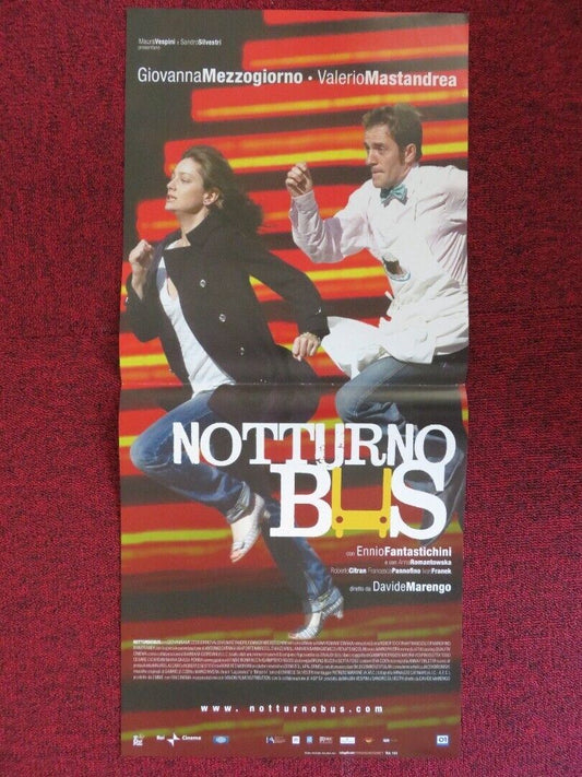 NOTTURNO BUS / NIGHT BUS ITALIAN LOCANDINA (26"x12") POSTER G MEZZOGIORNO 2007