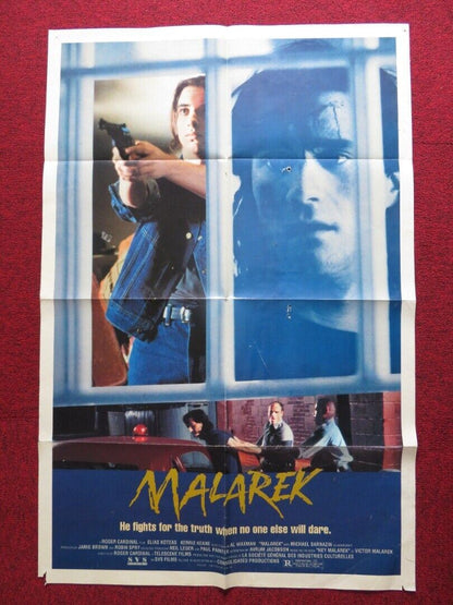 MALAREK US ONE SHEET POSTER ELIAS KOTEAS KERRIE KEANE 1988