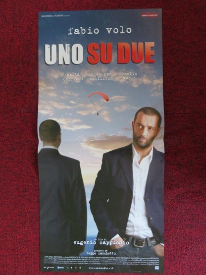 UNO SU DUE ITALIAN LOCANDINA (26.5"x12.5") POSTER FABIO VOLO ANITA CAPRIOLI 2006