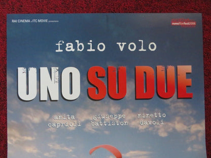 UNO SU DUE ITALIAN LOCANDINA (26.5"x12.5") POSTER FABIO VOLO ANITA CAPRIOLI 2006