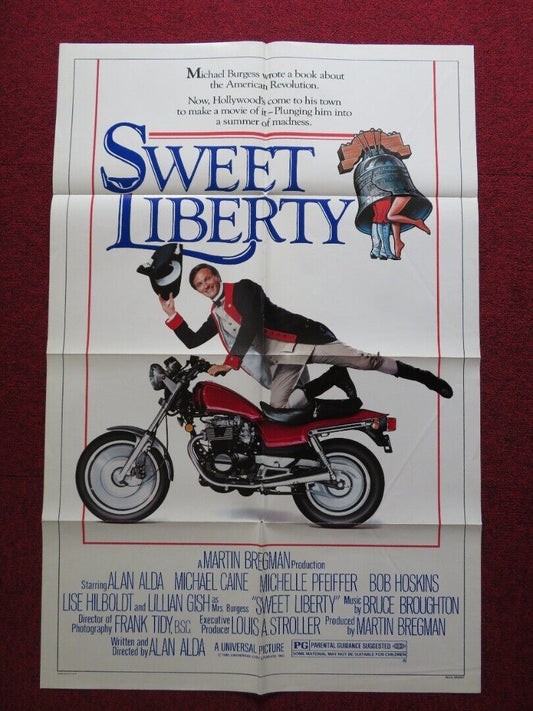 SWEET LIBERTY US ONE SHEET POSTER ALAN ALDA MICHAEL CAINE 1985