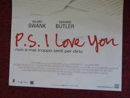 P.S. I LOVE YOU ITALIAN LOCANDINA (26"x12.5") POSTER HILARY SWANK 2007