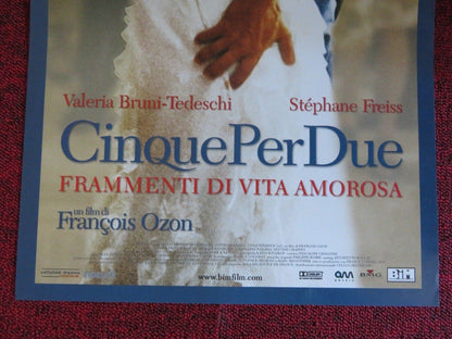 CINQUEPERDUE ITALIAN LOCANDINA (25.5"x12.5") POSTER VALERIA BRUNI-TEDESCHI 2004