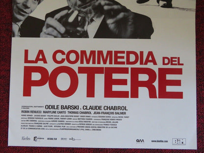 COMEDY OF POWER ITALIAN LOCANDINA (26.5"x12") POSTER ISABELLE HUPPERT 2006