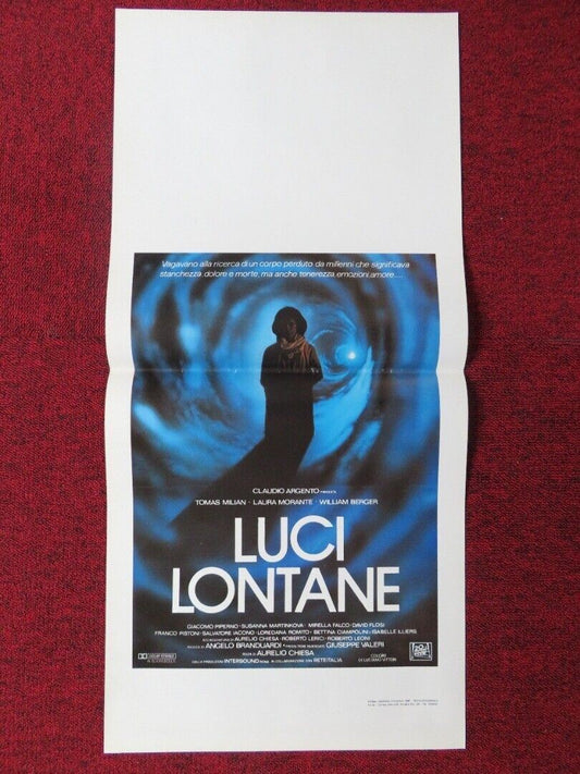 LUCI LONTANE ITALIAN LOCANDINA (27.5"x13") POSTER TOMAS MILIAN 1987