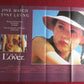 THE LOVER UK QUAD POSTER JEANNE MOREAU JANE MARCH 1992