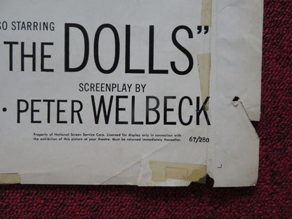 HOUSE OF 1000 DOLLS US ONE SHEET POSTER VINCENT PRICE MARTHA HYER 1967