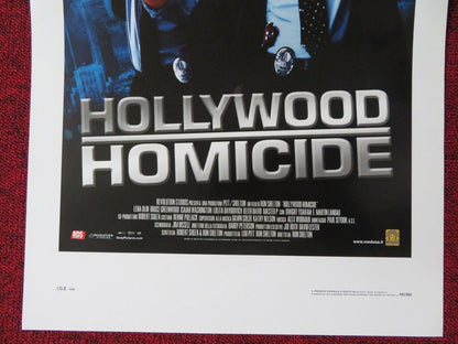 HOLLYWOOD HOMICIDE ITALIAN LOCANDINA (27.5"x13") POSTER HARRISON FORD 2003