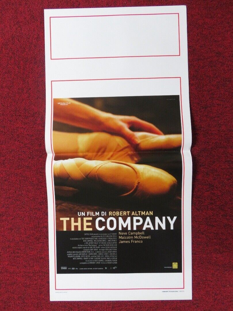 THE COMPANY ITALIAN LOCANDINA (27.5"x13") POSTER NEVE CAMPBELL 2003