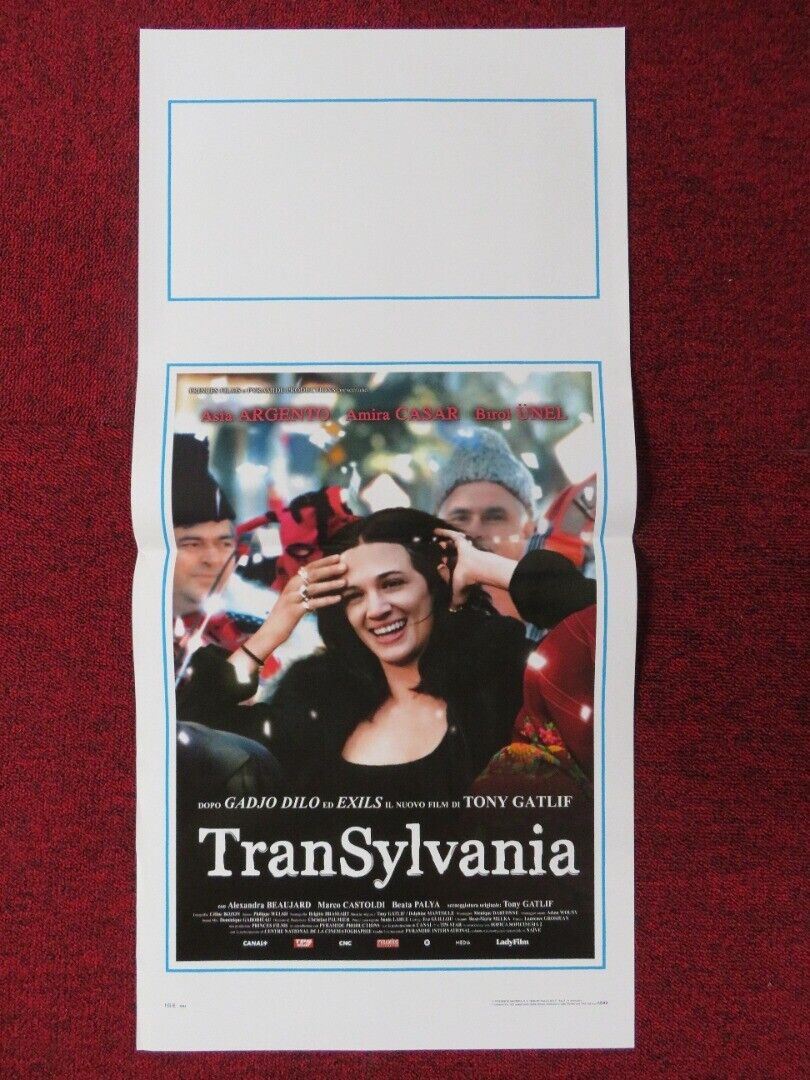 TRANSYLVANIA  ITALIAN LOCANDINA (27.5"x13") POSTER ASIA ARGENTO AMIRI CASAR 2006