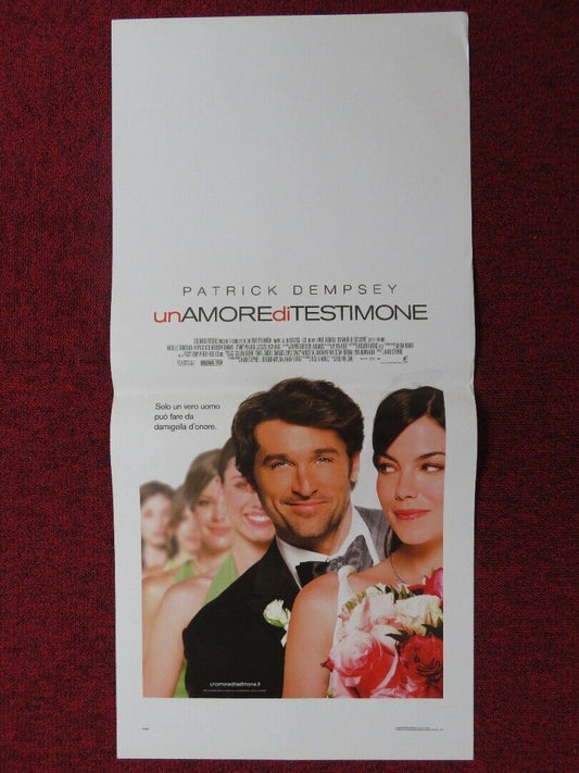 MAID OF HONOR ITALIAN LOCANDINA (27"x13") POSTER PATRICK DEMPSEY 2008