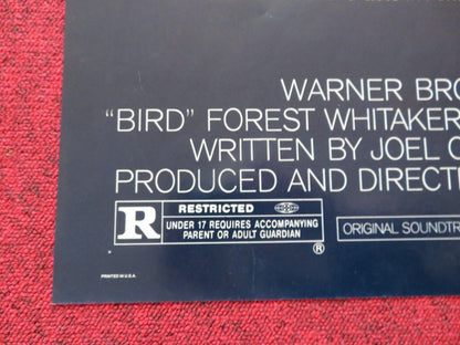 BIRD US ONE SHEET POSTER FOREST WHITAKER CLINT EASTWOOD 1988