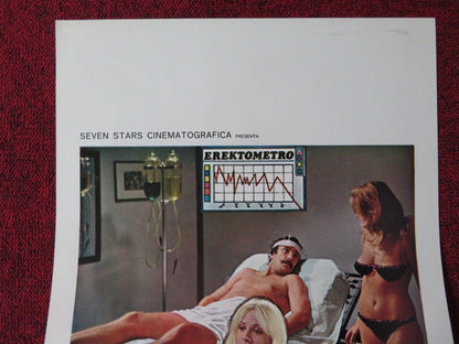 LA CLINICA DELL'AMORE  ITALIAN LOCANDINA (27.5"x12") POSTER MARIO COLLI 1976