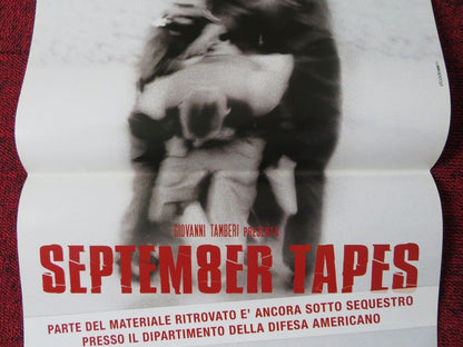 SEPTEM8ER TAPES  ITALIAN LOCANDINA (26"x12.5") POSTER GEORGE CALIL 2004