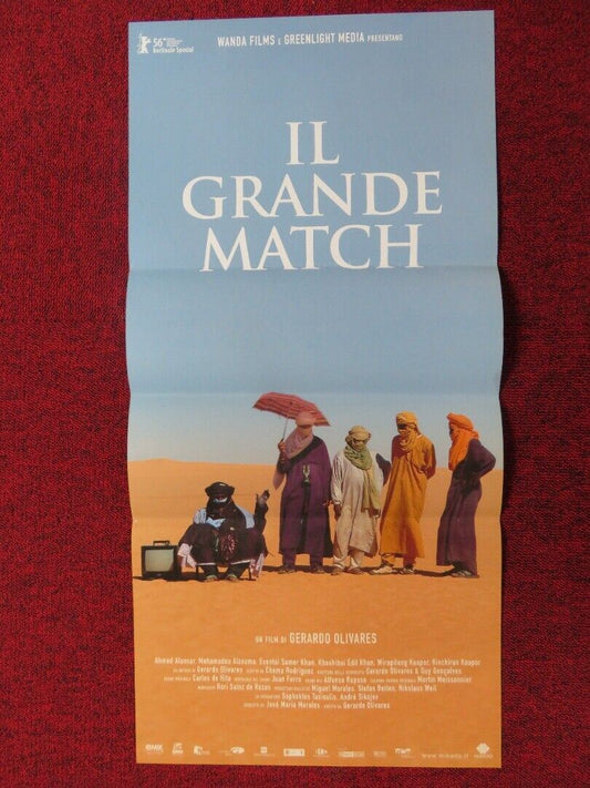 IL GRANDE MATCH  ITALIAN LOCANDINA (26.5"x13") POSTER MAHAMADOU ALZOUMA 2006