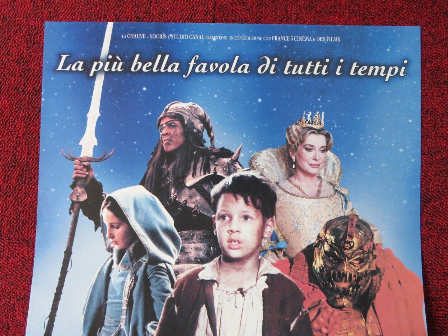 POLLICINO / Tom Thumb ITALIAN LOCANDINA (27"x12.5") POSTER OLIVIER DAHAN 2001