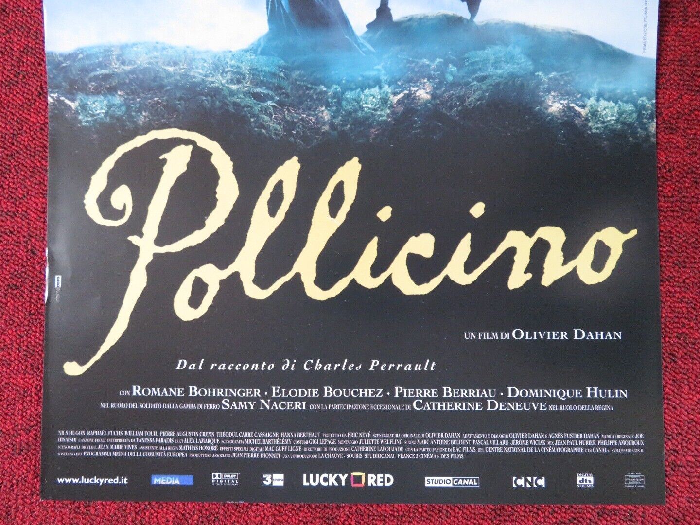 POLLICINO / Tom Thumb ITALIAN LOCANDINA (27"x12.5") POSTER OLIVIER DAHAN 2001