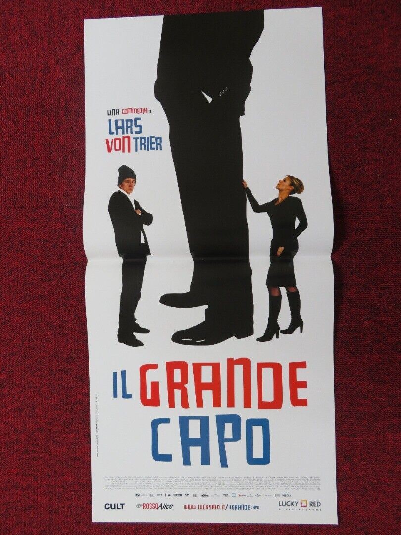 THE BOSS OF IT ALL  ITALIAN LOCANDINA (27"x12.5") POSTER PETER GANTZLER 2006