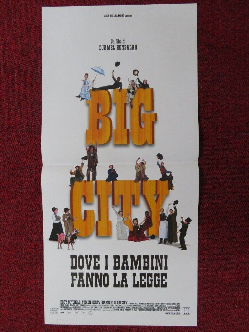 BIG CITY ITALIAN LOCANDINA (26.5"x12.5") POSTER DJAMEL BENSALAH 2007