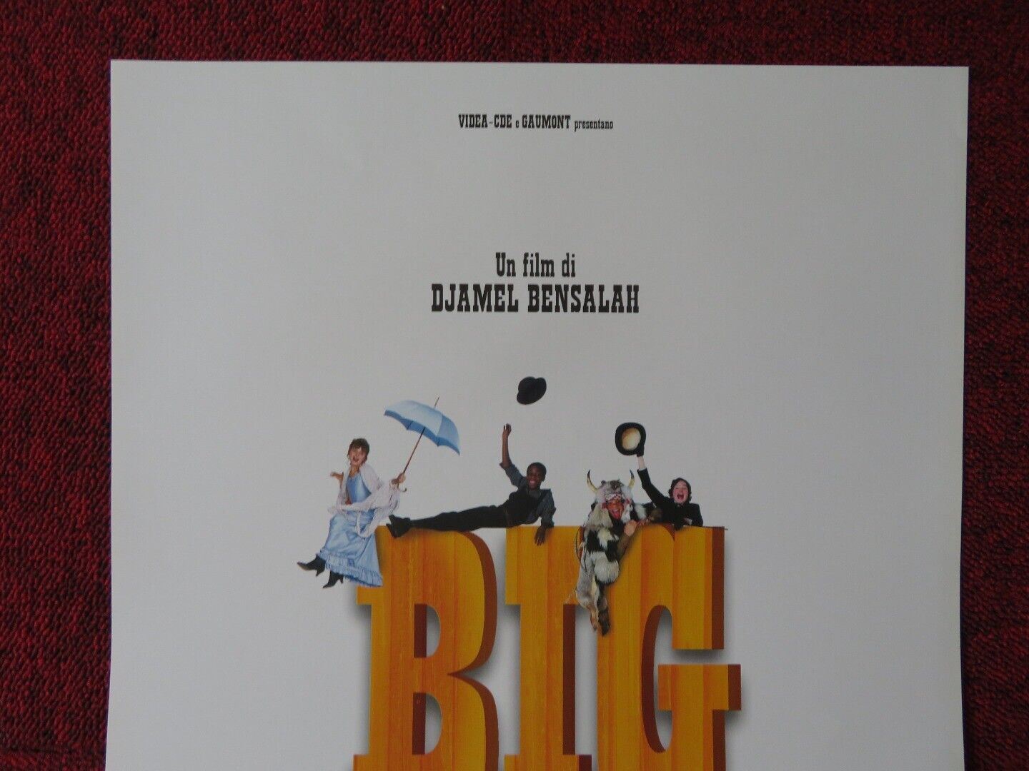 BIG CITY ITALIAN LOCANDINA (26.5"x12.5") POSTER DJAMEL BENSALAH 2007