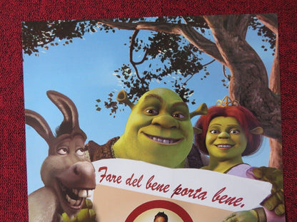 SHREK 2 ITALIAN LOCANDINA (27"x13") POSTER MIKE MYERS EDDIE MURPHY 2004