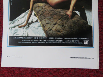 LA BELLA SCONTROSA ITALIAN LOCANDINA (27.5"x13") POSTER MICHEL PICCOLI 1991