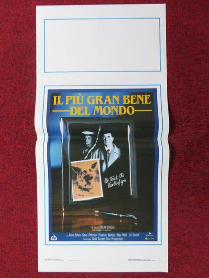 IL PIU GRAN BENE DEL MONDO ITALIAN LOCANDINA (27.5"x13") POSTER GARY OLDMAN 1988