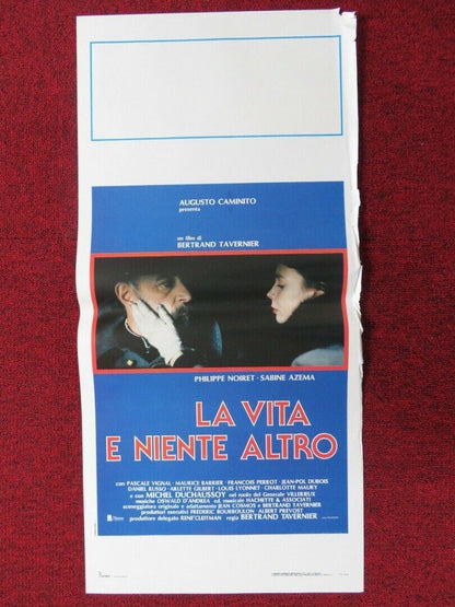 LA VITA E NIENTE ALTRO ITALIAN LOCANDINA (27.5"x13") POSTER P NOIRET 1989