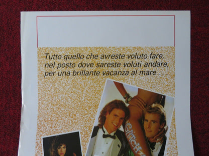 GLITCH! ITALIAN LOCANDINA (27.5"x13") POSTER WILL EGAN STEVE DONMYER 1988