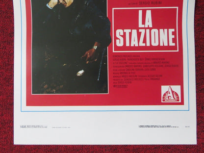 LA STAZIONE / THE STATION ITALIAN LOCANDINA (27.5"x13") POSTER SERGIO RUBINI '90